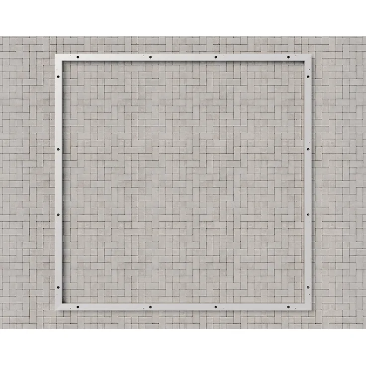 Hörmann Ecostar Bodenrahmen für Euroline ESD 7 / EFD 7 Gerätehäuser, Aluminium, stabil, 214 x 310 cm, silber