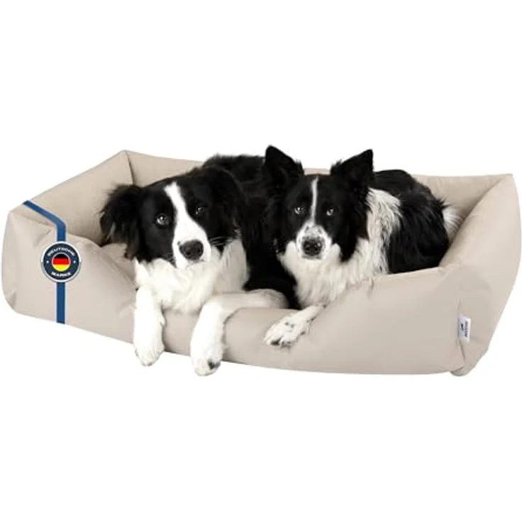 BedDog Hundebett ZARA, Hundekissen mit abziehbaren waschbaren Bezug, Hundekorb, Hundesofa, für große Hunde, XXL in verschiedenen Farben – Bild 1