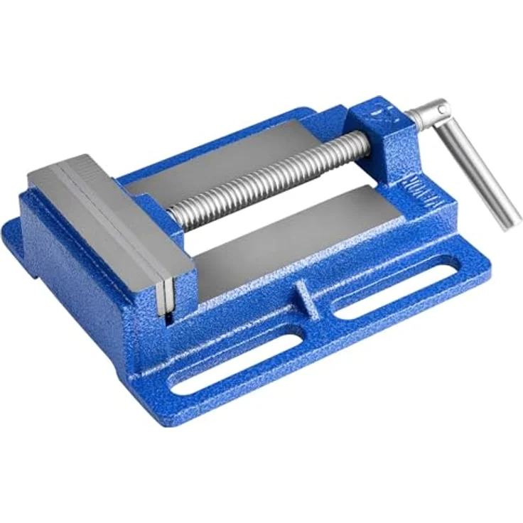 VEVOR Maschinenschraubstock 10,16 cm Backenbreite, Gusseisenkonstruktion, rutschfest und stabil, ideal für Holzbearbeitung und Metallbearbeitung – Bild 1