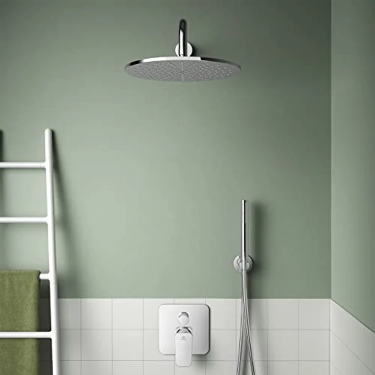 Ideal Standard Ceraplan, Unterputz-Badearmatur in Chrom, mit keramischer Kartusche und Eco-Funktion – Bild 7