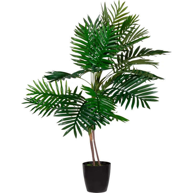 Paperflow PALME Kunstpalme, 115 cm hohe Kunstpflanze mit naturgetreuer Optik