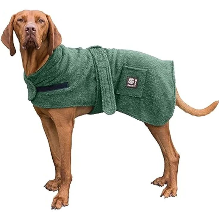 Danish Designs Hundemantel aus Baumwolle, verstellbarer Klettverschluss, 40,6 cm – Bild 1