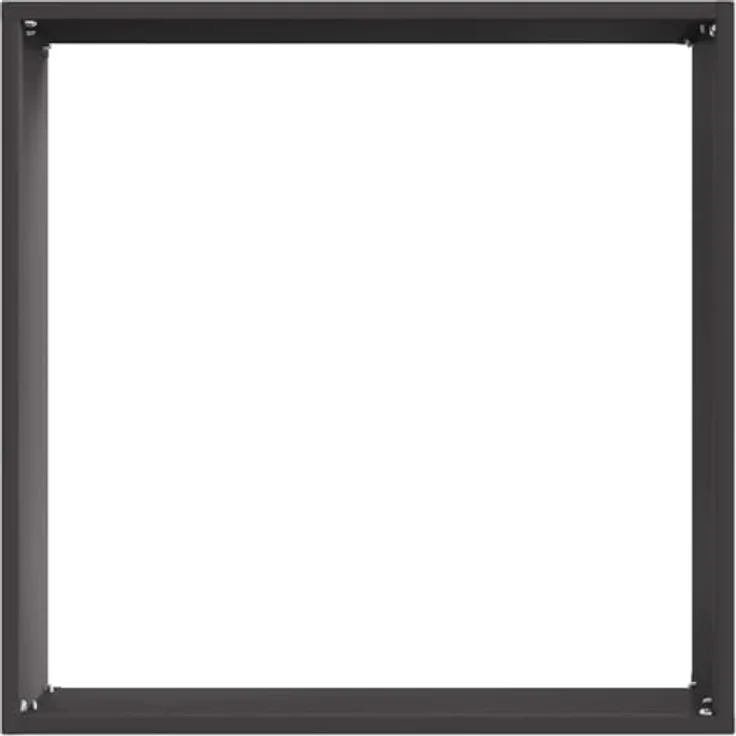 vidaXL Beetumrandung Raseneinfassung, quadratisch, wetterfester Stahl, 40 x 40 x 13 cm, schwarz – Bild 4