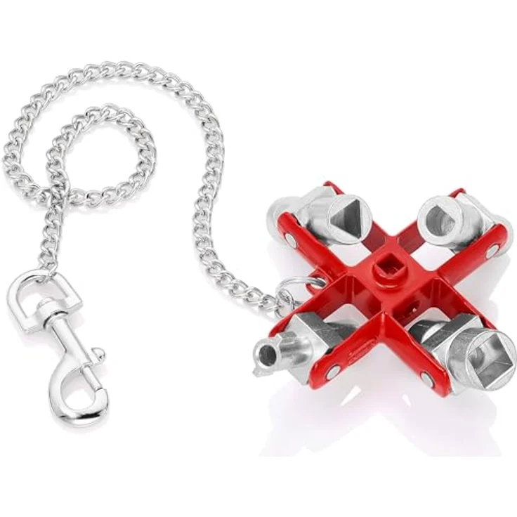 KNIPEX 00 11 06 Universal-Schlüssel für gängige Schränke und Absperrsysteme 90 mm – Bild 2