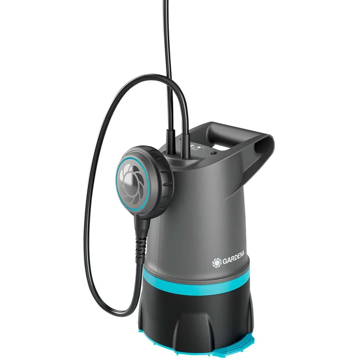 Gardena Klar-/Schmutzwasser-Tauchpumpe 20000 BASIC (9018-47), leistungsstarke 2-in-1 Pumpe mit 20.000 l/h Förderleistung