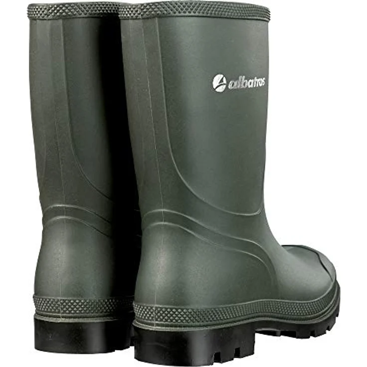 "Albatros The Rancher Berufsschuh, Arbeitsschuh mit DIN ISO Zertifizierung, rutschfeste PVC-Sohle, Schwarz" – Bild 2