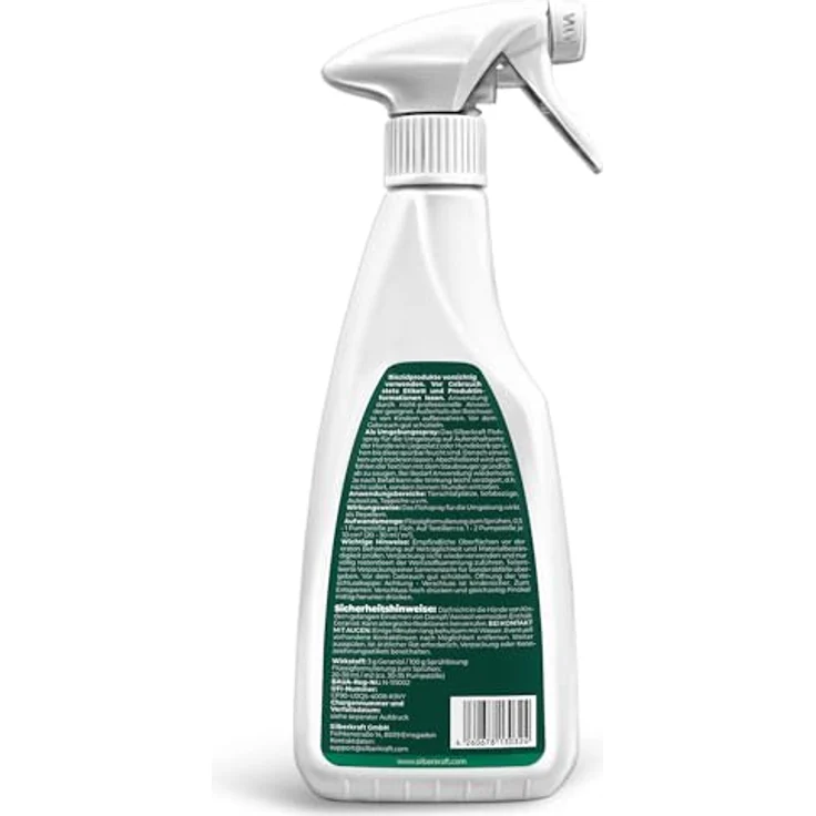 Silberkraft Flohspray für Umgebung, gegen Flöhe, Zecken & Milben, 500 ml, Langzeitschutz, ideal für Textilien, Made in Germany – Bild 9