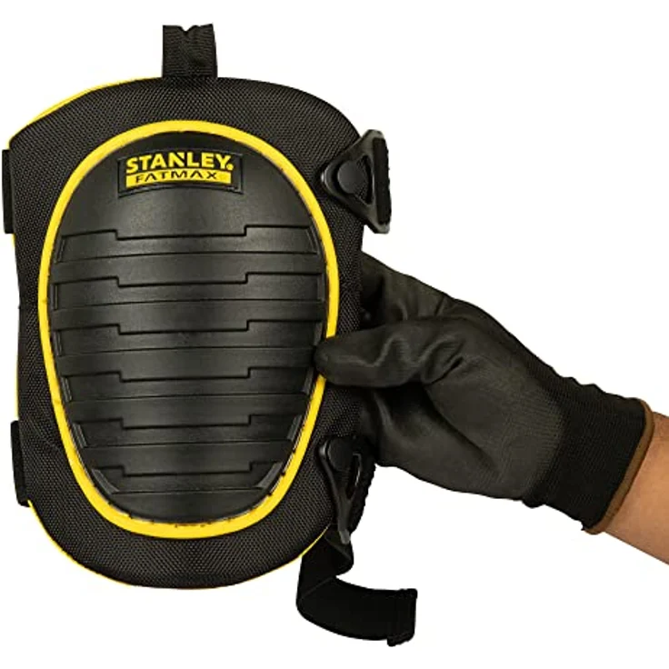 Stanley FMST82961-1 FatMax Hartschalen-Knieschützer (für Arbeiten im Außenbereich, hohe Flexibilität und Bewegungsfreiheit, flaches Design, komfortables Tragegefühl) – Bild 4