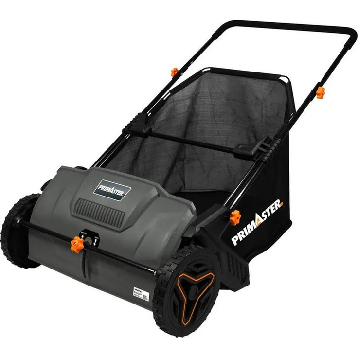 Primaster Laubsammler 53 cm, umweltfreundliche Kehrmaschine ohne Motor, schwarz – Bild 1