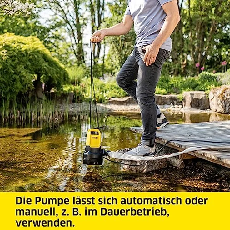 Kärcher SP 16.000 Flood Box Schmutzwasser-Tauchpumpe, 16.000 l/h, für Partikel bis 20 mm, mit 10-m-Gewebeschlauch, Flutkorb – Bild 4