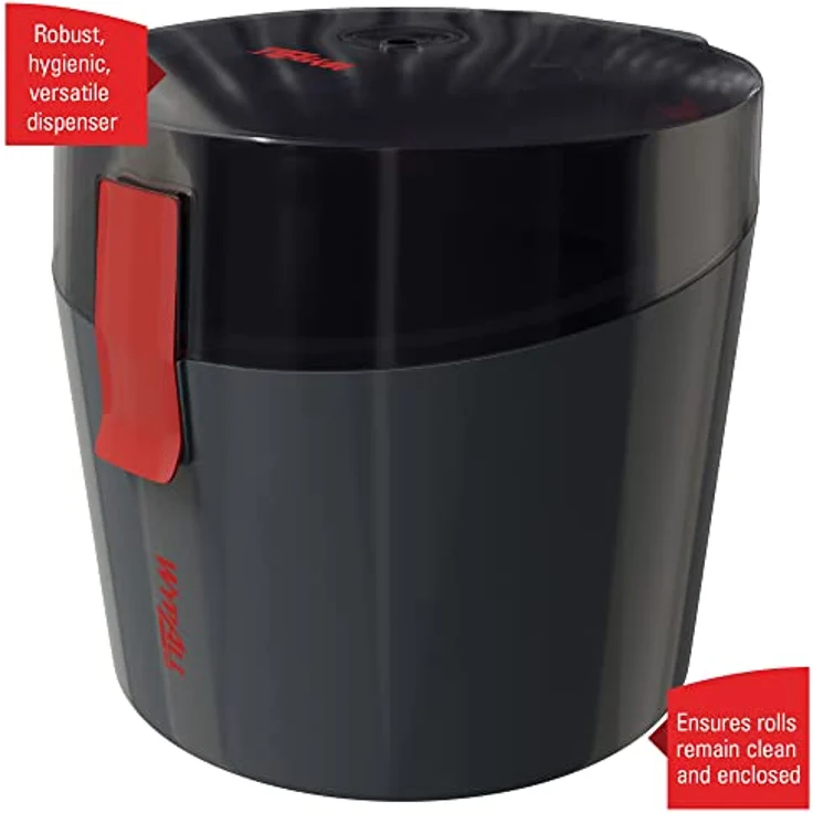 WypAll Reach PLUS General Clean 6521, Zentralentnahmespender mit Einzelblattentnahme für weiße oder blaue Rollen, hygienisch und nachhaltig – Bild 3