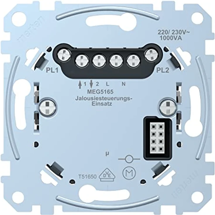 Schneider Electric Merten Einsatz für Rollladen-, Markisen- und Jalousiesteuerung, Unterputz, metallic, mit Schutzart IP20 und Temperaturbereich -5 bis +35 °C – Bild 5