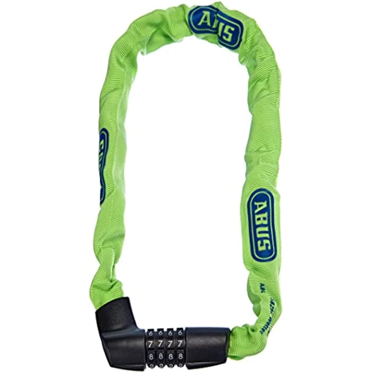 Abus Tresor-Chain 1385-75 Fahrrad Kettenschloss Sicherheitslevel 7 neon green – Bild 2