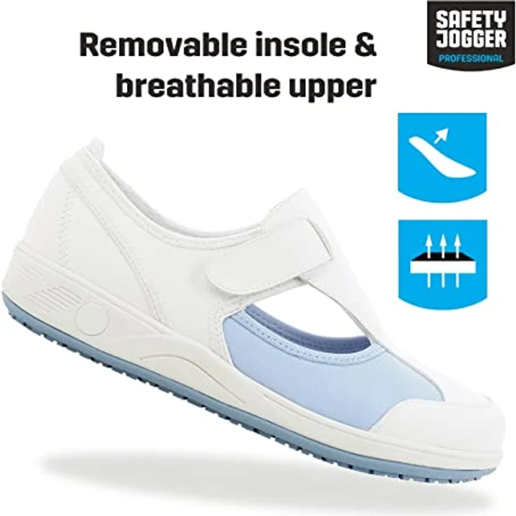Safety Jogger CAMILLE, veganer Sicherheitsschuh aus Lycra mit SR-Rutschfestigkeit und ESD-Schutz, Größe EU 35-42 – Bild 2