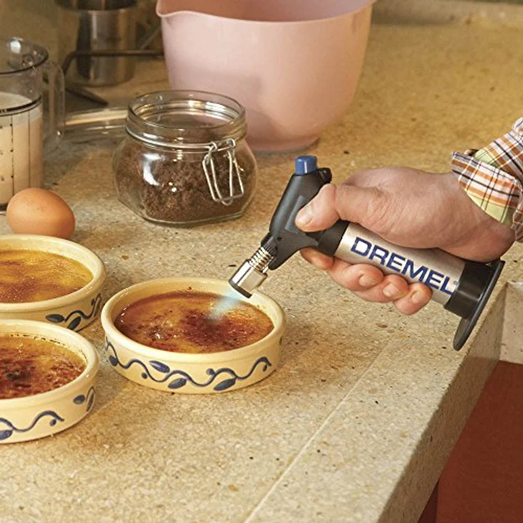 Dremel 2200 VersaFlame Stationären Brenner - Butangas-Lötlampe, Gasbrenner und Löt-Set (mit 4 Zubehören zum Löten, Schrumpfen, Schweißen, Flambieren) – Bild 3