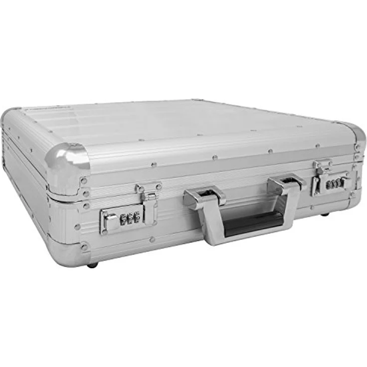 Aktenkoffer Aluminium Attaché Koffer Silber business Zahlenschloss abschließbar – Bild 4