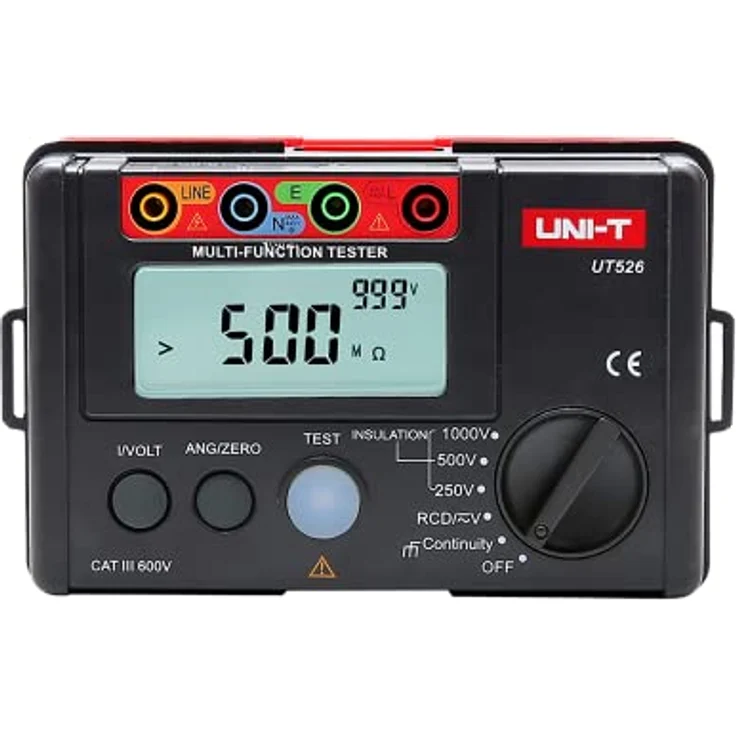 UNI-T Multimeter UT526 MIE0133 mit manueller Messbereichsänderung, Phasenumkehrung und Hochspannungswarnung – Bild 1