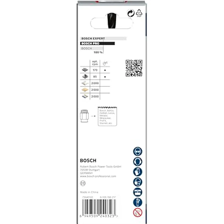 Bosch 5x PRO Multi Material Power Change Plus Starter-Set, Lochsägen & Bohrkronen für Weichholz und Trockenbauwand, Ø 51 mm, Professional Zubehör Bohrmaschine/Schrauber – Bild 3