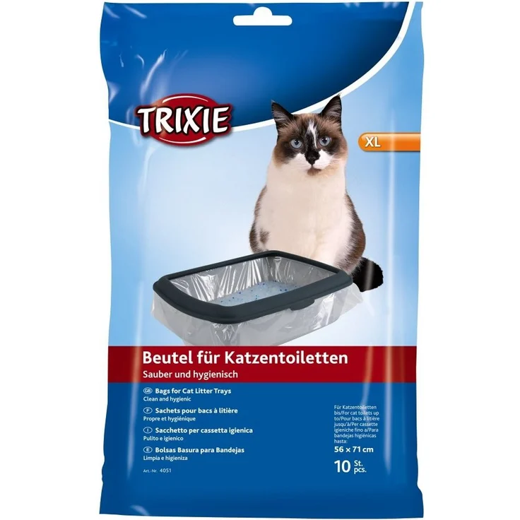 TRIXIE Katzentoilette TR Toilettenbtl bis 56x71cm, in verschiedenen Farben – Bild 1