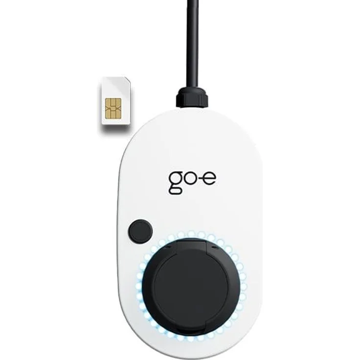 Go-E Elektroauto Ladestation Charger Gemini fix 2.0 GSM 11 kW (Typ 2, 11 kW) - Smartes Laden über Mobilfunk und WLAN, Ladeleistung: 11 kW, 3-phasig, Autorisierung: RFID, WLAN, Modbus TCP, Mobilfunk, Vorbereitet für PV-Überschussladen und Verwendung stündlich dynamische