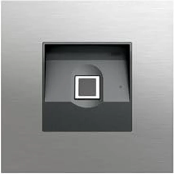 GIRA 5551920 Keyless In Fingerprintmodul, System 106, Edelstahl, modular und hinterleuchtet – Bild 1