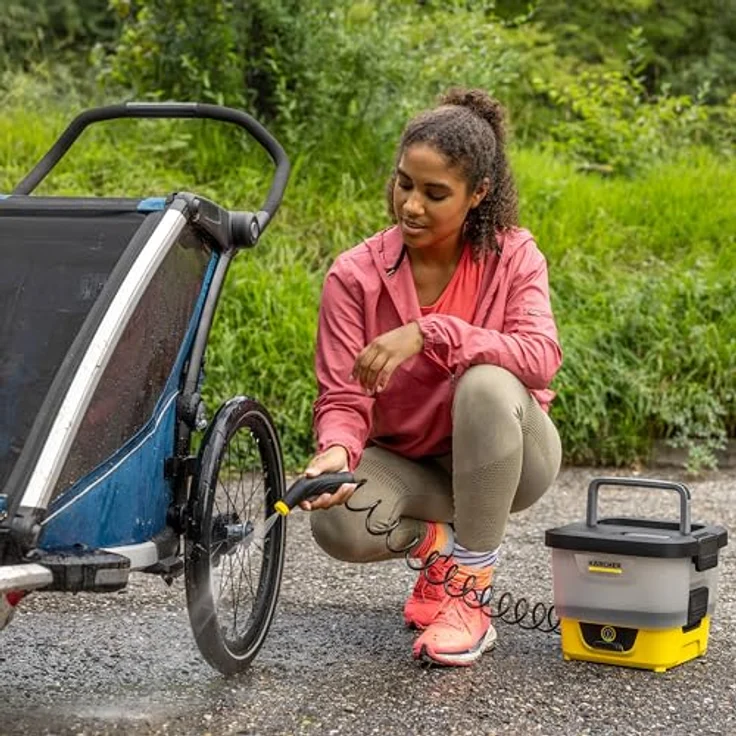 Kärcher Mobile Outdoor Cleaner OC 4, Hochdruckreiniger mit integriertem Lithium-Ionen-Akku und 8 Liter Wassertank – Bild 5