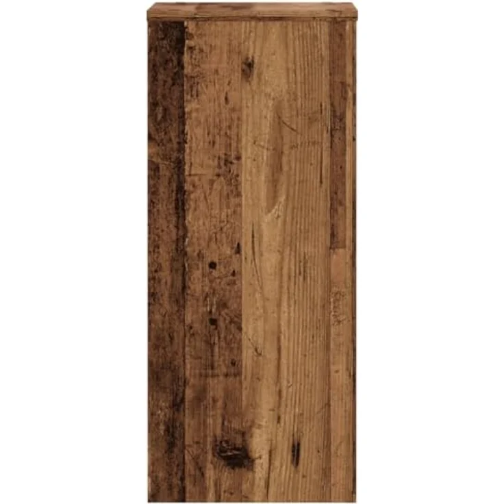 vidaXL Blumenständer Blumenständer Pflanzenständer 2 Stk Altholz-Optik 30x30x70 cm Spanplat – Bild 5
