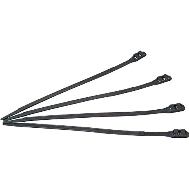 Kopp 328504093 Kabelbinder, hohe Zugfestigkeit, 15 Stück, 300 x 9 mm, schwarz