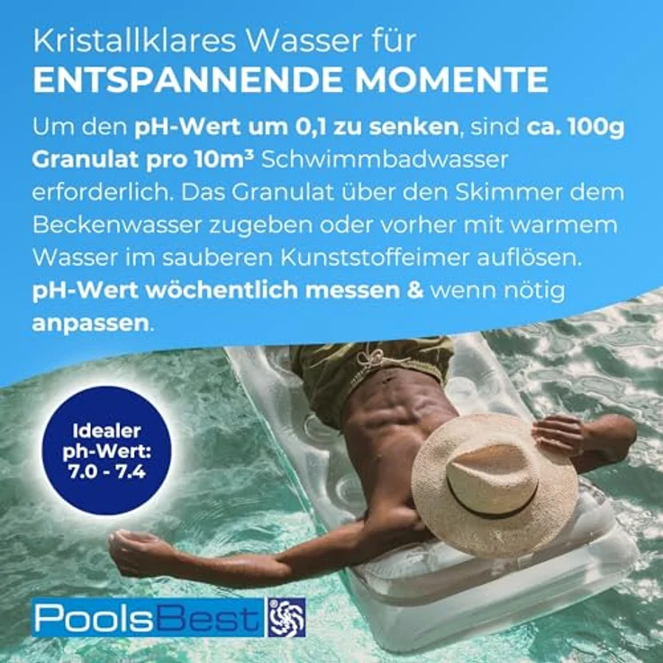 10 kg - PoolsBest® pH-Senker Granulat – Bild 4
