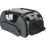 TRIXIE Tiertransporttasche Airline Tasche Wings grau/blau für Katzen mit abnehmbarem Schulterriemen - Preisvergleich