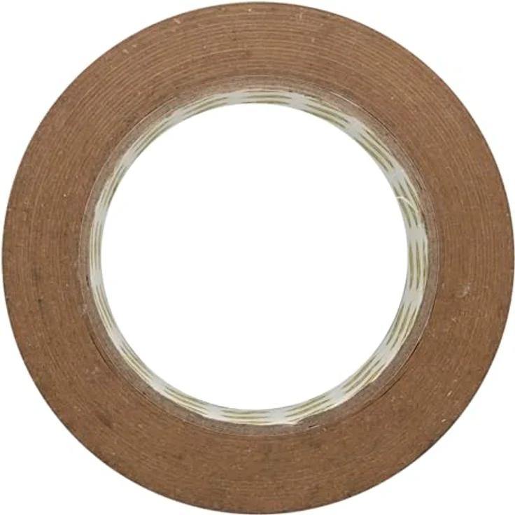 Idena Papierpackband 11118, Braun, 5 cm x 50 m, extra stark, aus recyceltem Papier, nachhaltiges Paketband – Bild 4