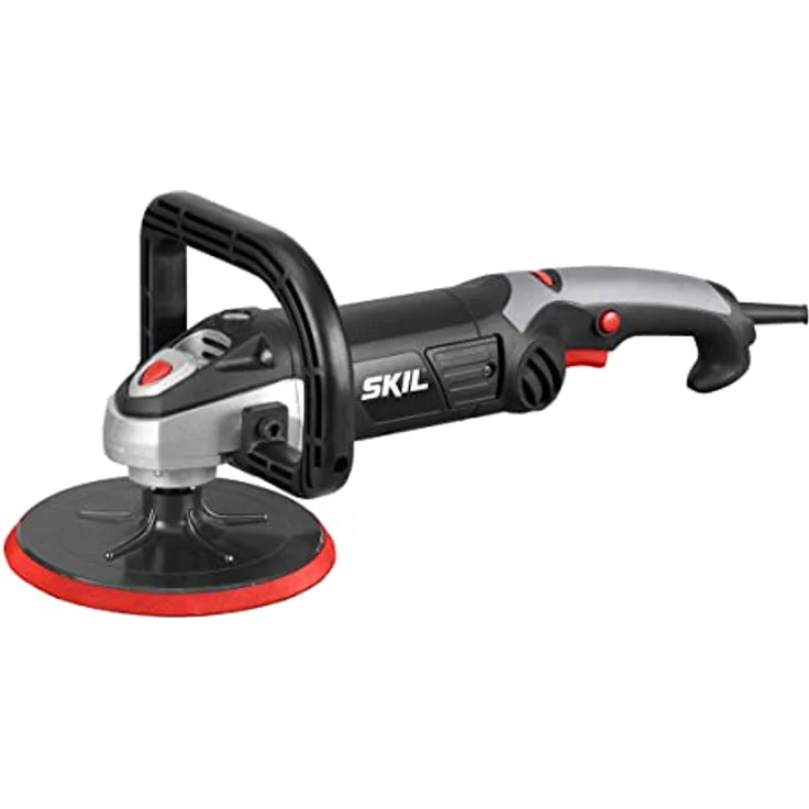 SKIL Poliermaschine 1144AA (Polierer 1200 W, Sanftanlauf, + Polierteller, 3 Polierhauben, Arretierschalter, Drehzahlvorwahl) – Bild 3