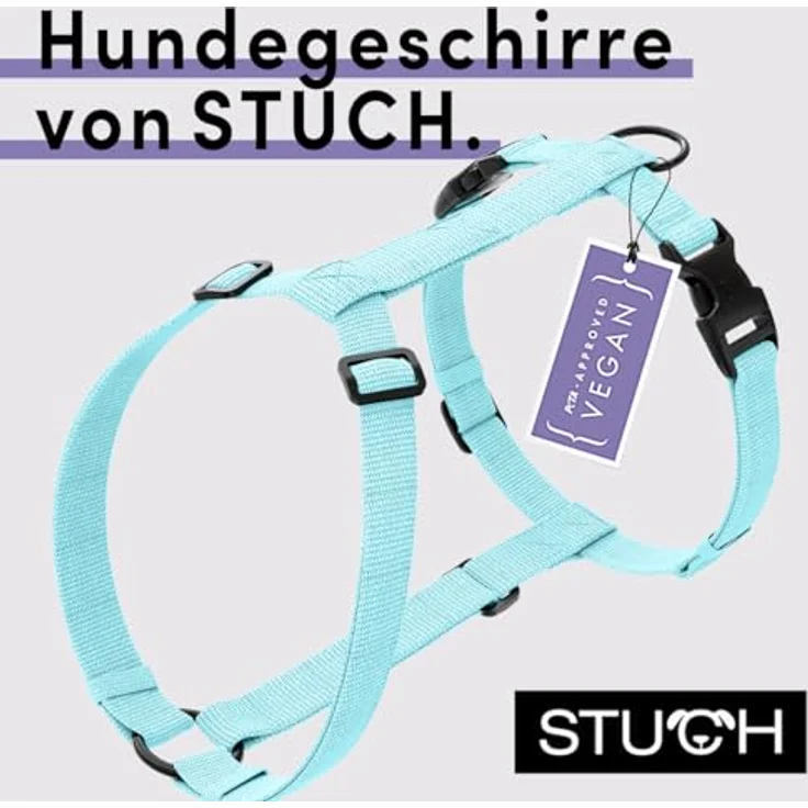 STUCH Hunde-Geschirr Vegan PureControl - verstellbar, tragbarer Komfort in Veganqualität – Bild 2