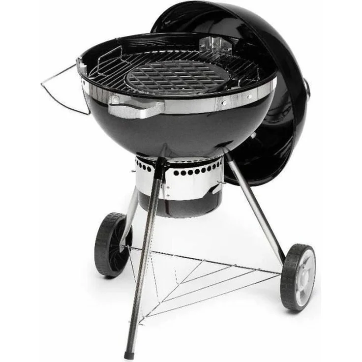 Fieldmann FZG 1017, Tragbarer Holzkohlegrill aus Metall und Stahl, 57 cm, rund