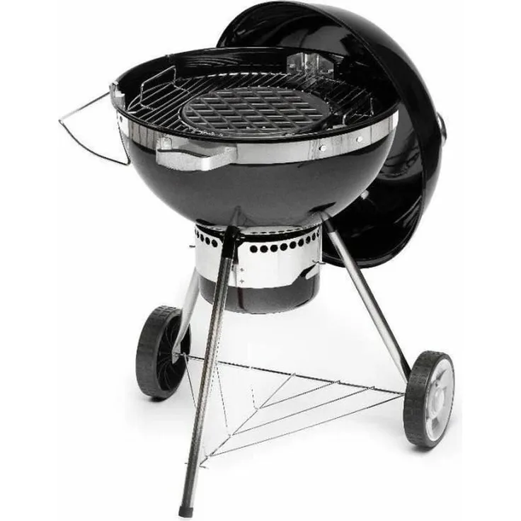 Fieldmann FZG 1017, Tragbarer Holzkohlegrill aus Metall und Stahl, 57 cm, rund
