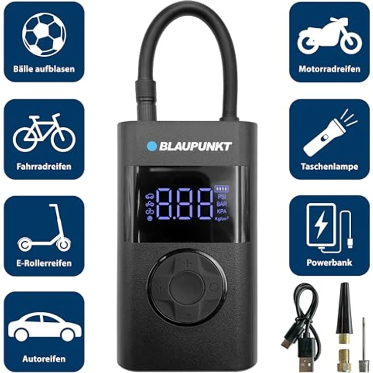 Blaupunkt Portable Air Compressor TPM124 – Bild 5