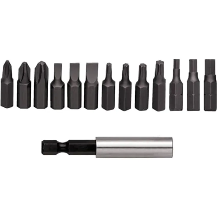 Gedore RED R33005014 Bit-Set 14tlg., VDE geprüft, mit gängigen Bitgrößen und Antriebsadapter