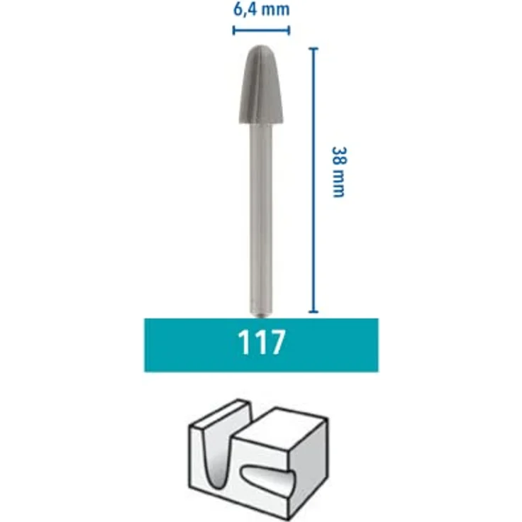 Dremel Fräsmesser Arbeits-Ø: 6,4 mm – Bild 2