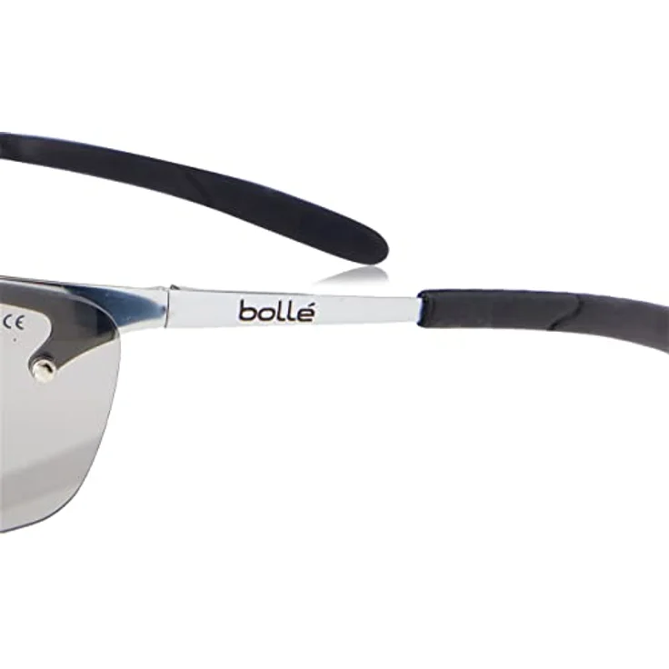 BollÃ© Silium Schutzbrille, Sichtscheibe Grau, Rahmen u. Bügel: Metall, EN 166 – Bild 5