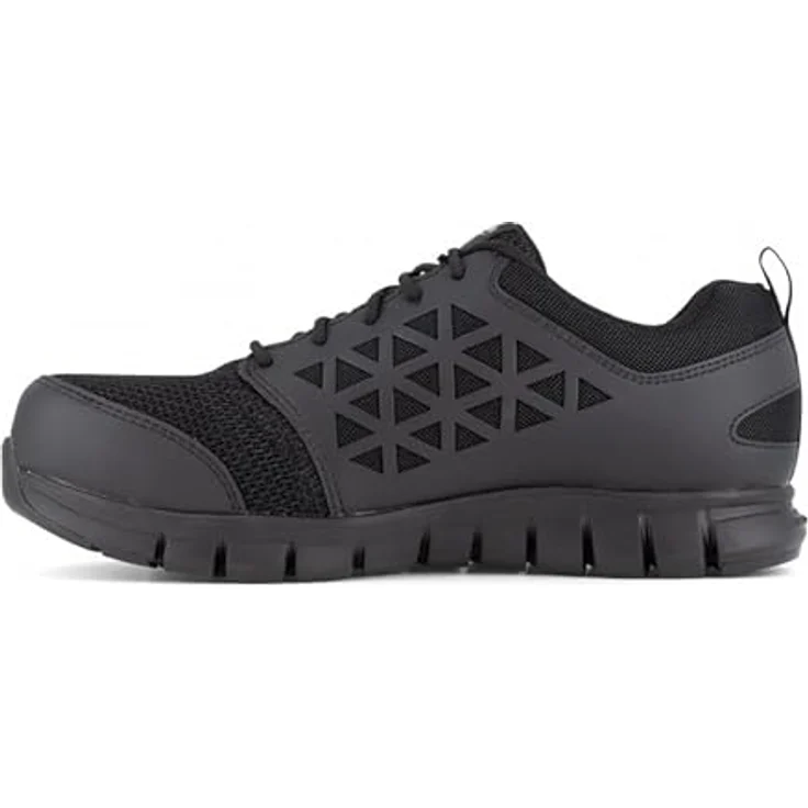 Reebok Excel Light, Sicherheitsschuh mit Aluminium-Zehenschutzkappe, metallfrei, atmungsaktiv, grau – Bild 4