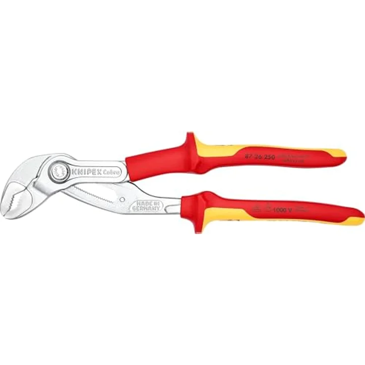 Knipex 87 26 250 SB Cobra VDE Wasserpumpenzange Länge: 315 mm – Bild 3
