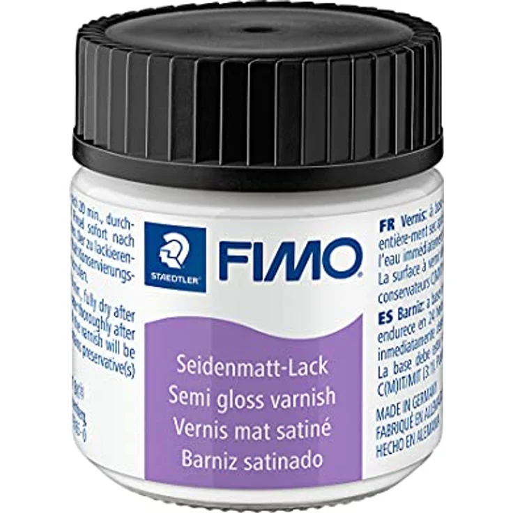 FIMO Klarlack Versiegelung Seidenmatt, 35 ml - Lichtecht, Wetterfest, Transparent mit Seidenmattem Finish – Bild 2