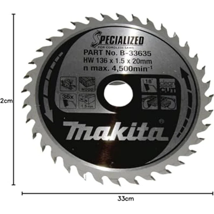 Makita SPECIALIZED SAEGEB.136x20x36Z B-33635 – Bild 4