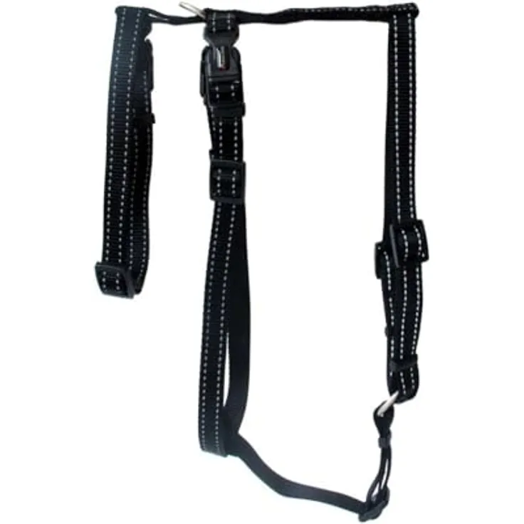 Wolters Geschirr Soft & Safe No Escape, Größe M 40-50 cm, schwarz für Hunde