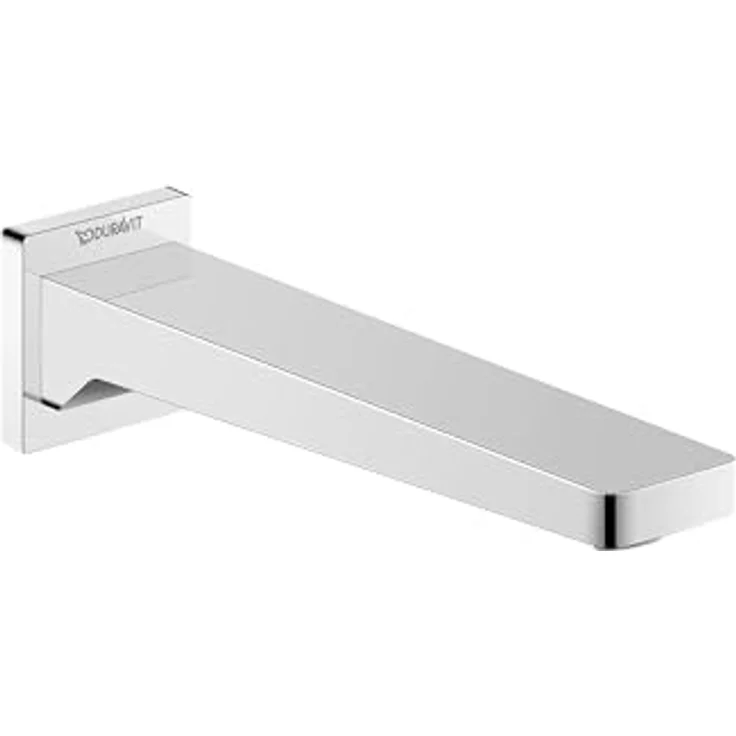 Duravit Manhattan Wanneneinlauf, Badewanneneinlauf mit eckiger Wandabdeckung, Chrom, EasyClean Funktion, für Durchlauferhitzer, 5 Jahre Garantie – Bild 4