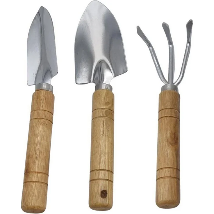 Koopmann Blumenkralle Koopmann Kleingeräteset für den Garten Schaufel Grubber Gartengerät – Bild 1