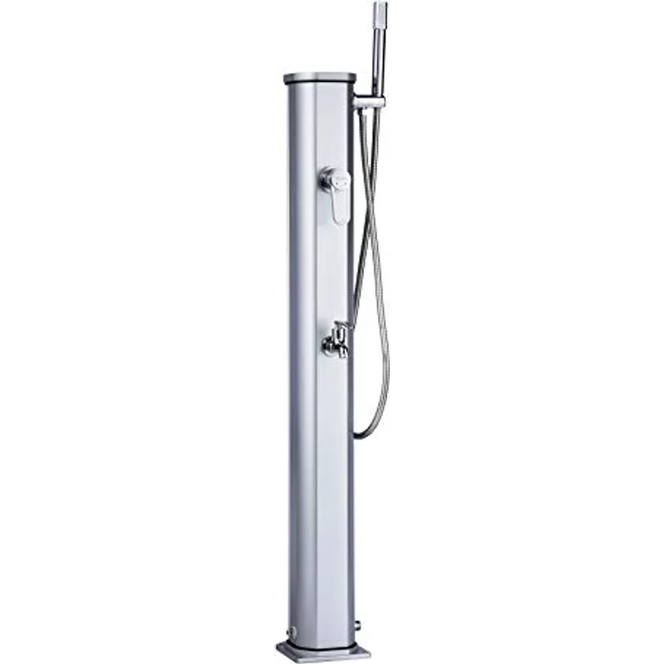 FORMIDRA Solardusche JOLLY GO 15L Aluminium Dusche Gartendusche Pooldusche – Bild 2