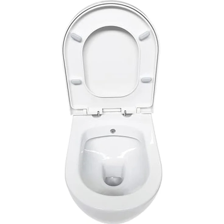 Aloni Tiefspül-WC AL5508KomplettSet, wandhängend, Abgang waagerecht, Hygienedusche/Taharet, weiß - Preisvergleich – Bild 2