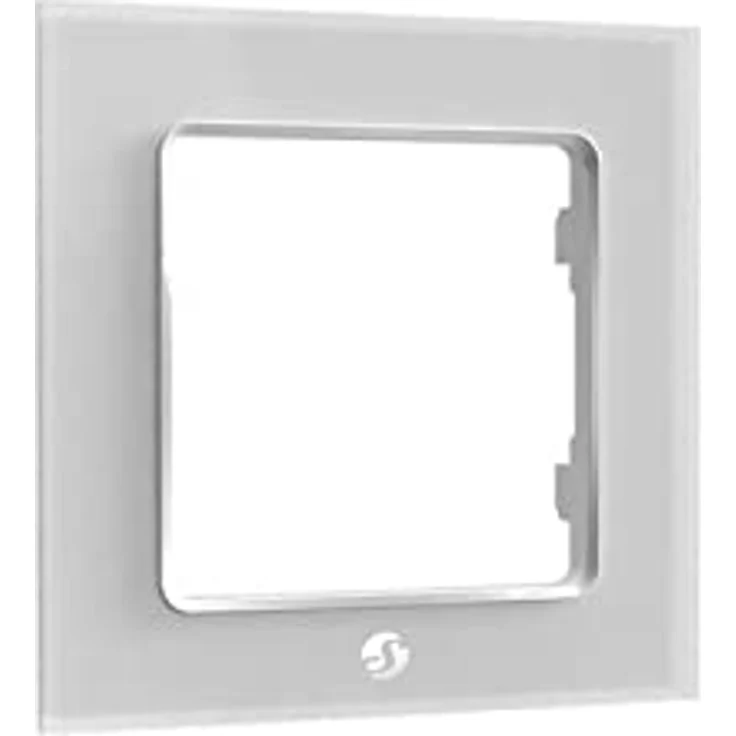Shelly Wall Frame 1, Wandtaster Rahmen in Weiß mit passender Rahmenplatte – Bild 1