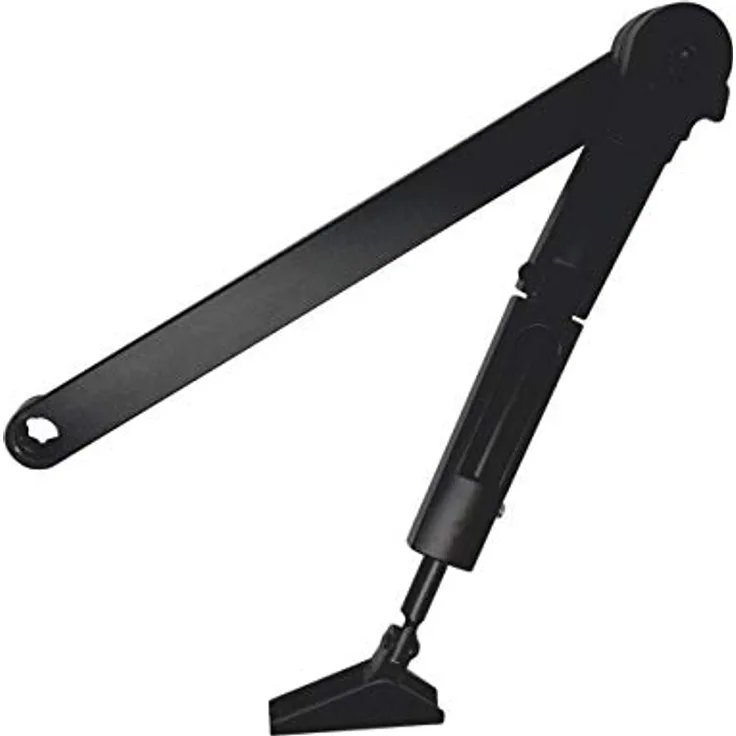 TESA Schiebeführung DCL141 DCL141-9005, Türschließer mit schwarzem Finish RAL 9005, verstellbare Schließkontrolle für TESA Türschließer, für Innentüren